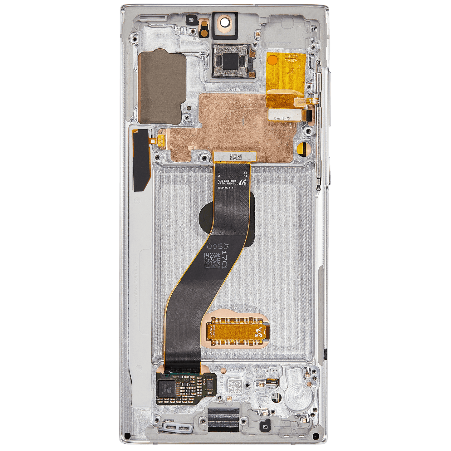 OLED Assembly With Frame For Samsung Galaxy Note 10 (Refurbished) (Aura White)