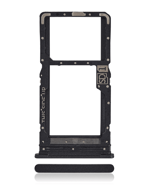 Single Sim Card Tray For Motorola Moto G34 (XT2363 /2023) (Charcoal Black) replacement part SKU 107082091920 image 1