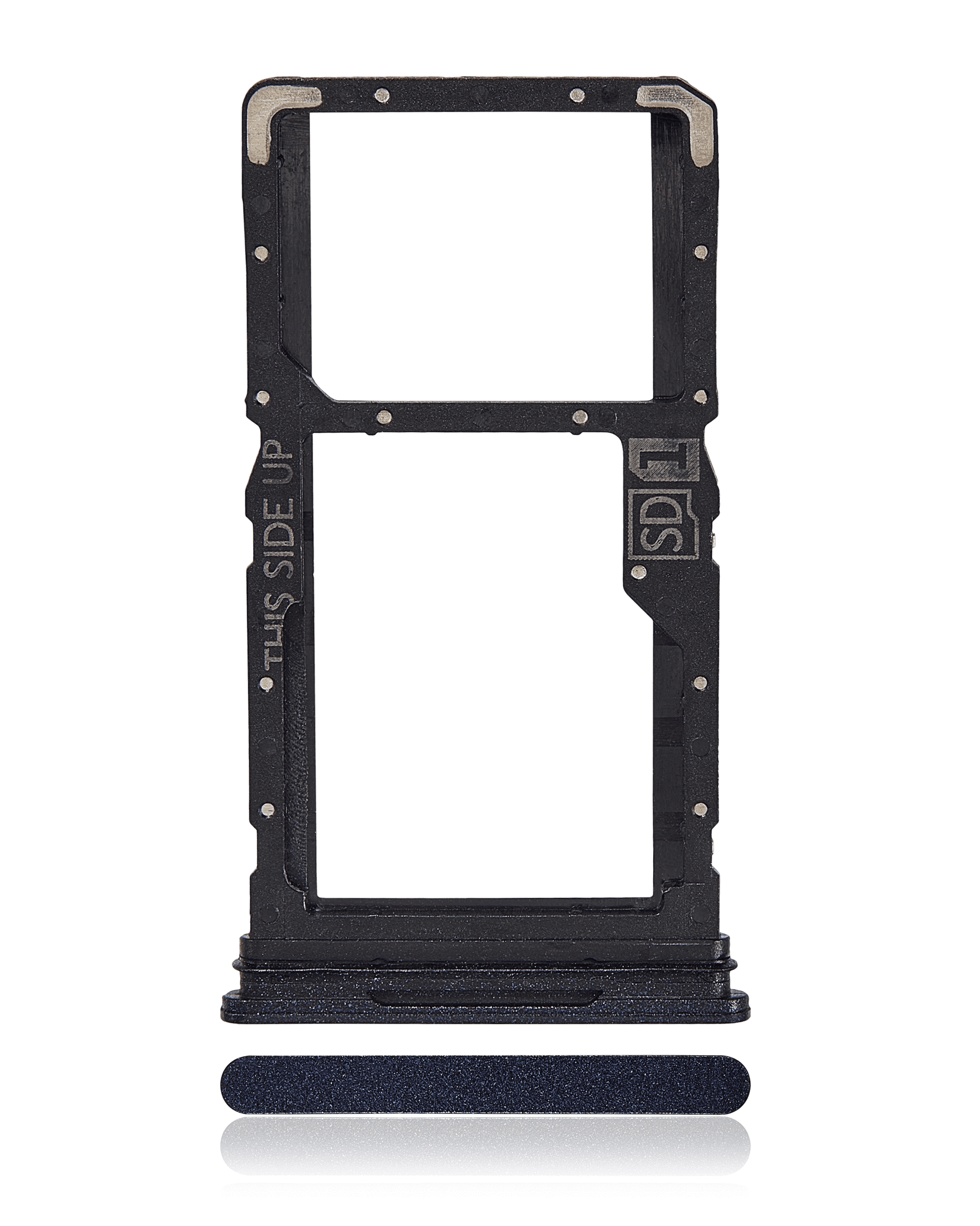 Single Sim Card Tray For Motorola Moto G84 (XT2347 / 2023) (Midnight Blue) replacement part SKU 107082091822 image 1