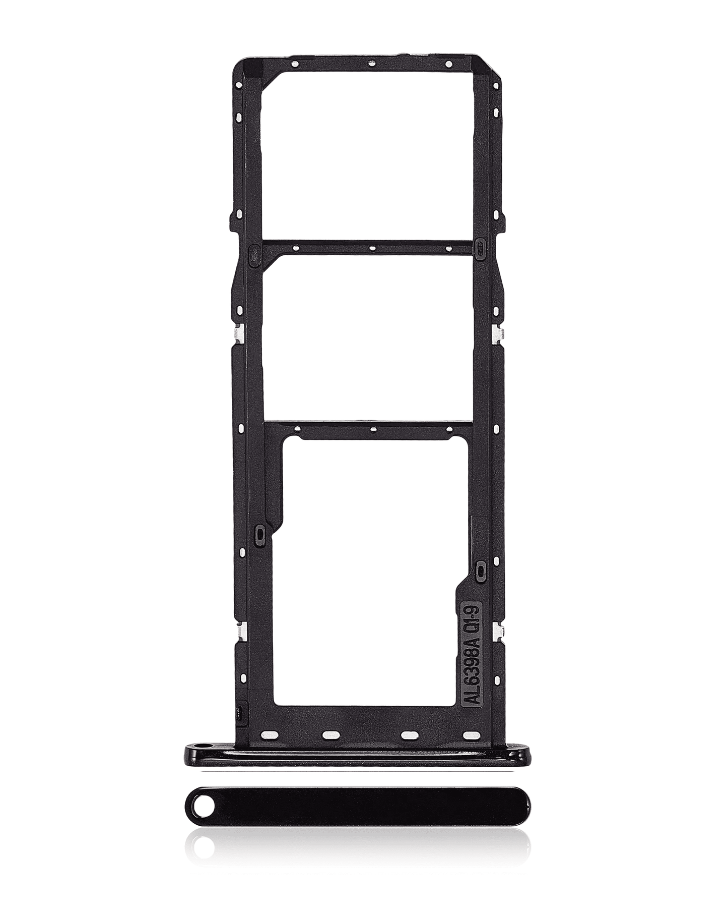 Dual Sim Card Tray For Samsung Galaxy A04E (A042 / 2022) (Black) replacement part product image 1 - SKU 107082041362