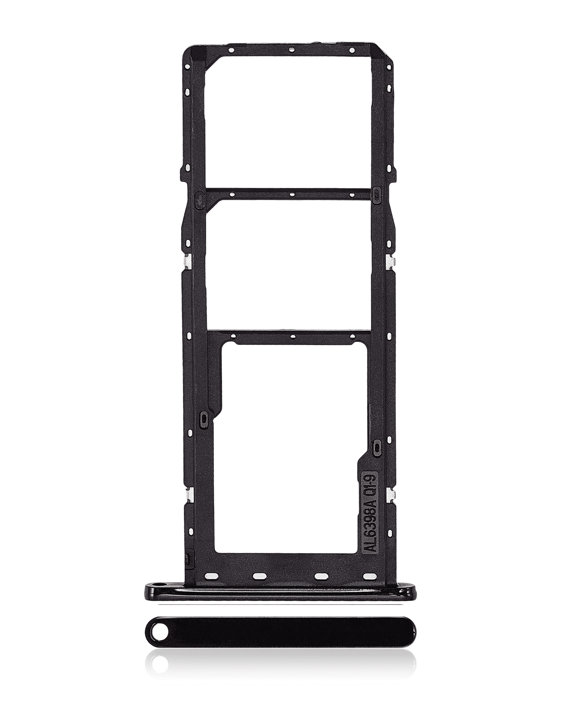 Dual Sim Card Tray For Samsung Galaxy A04E (A042 / 2022) (Black) replacement part product image 1 - SKU 107082041362