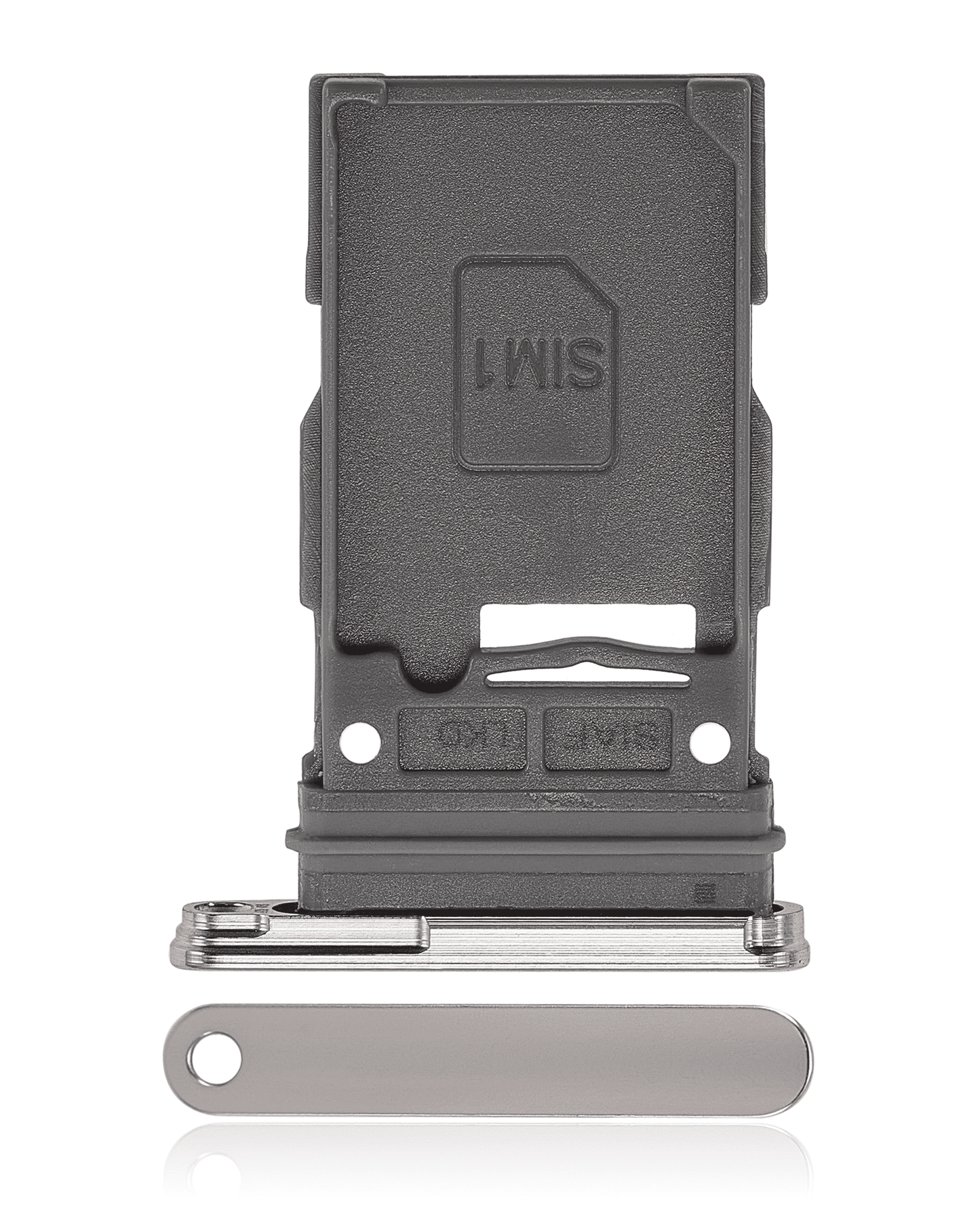 Single Sim Card Tray For Samsung Galaxy S23 5G / S23 Plus 5G (Cream)