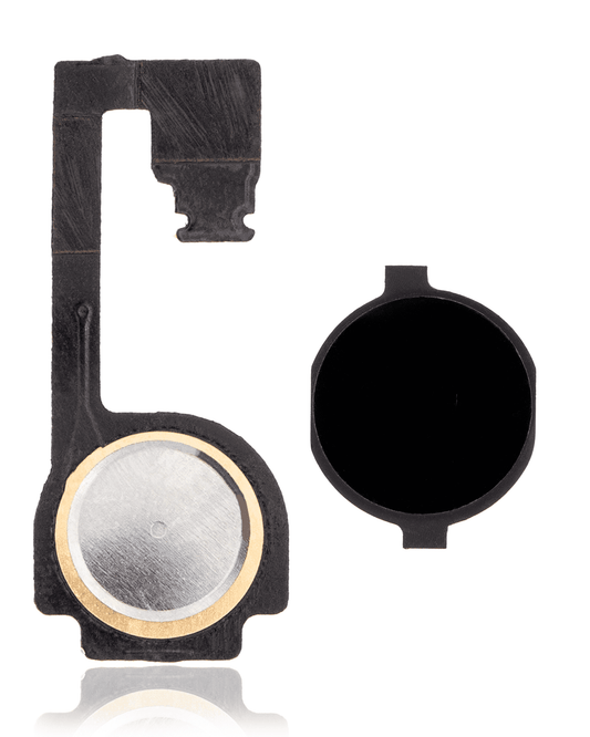 Home Button With Flex For iPhone 4 (Black)