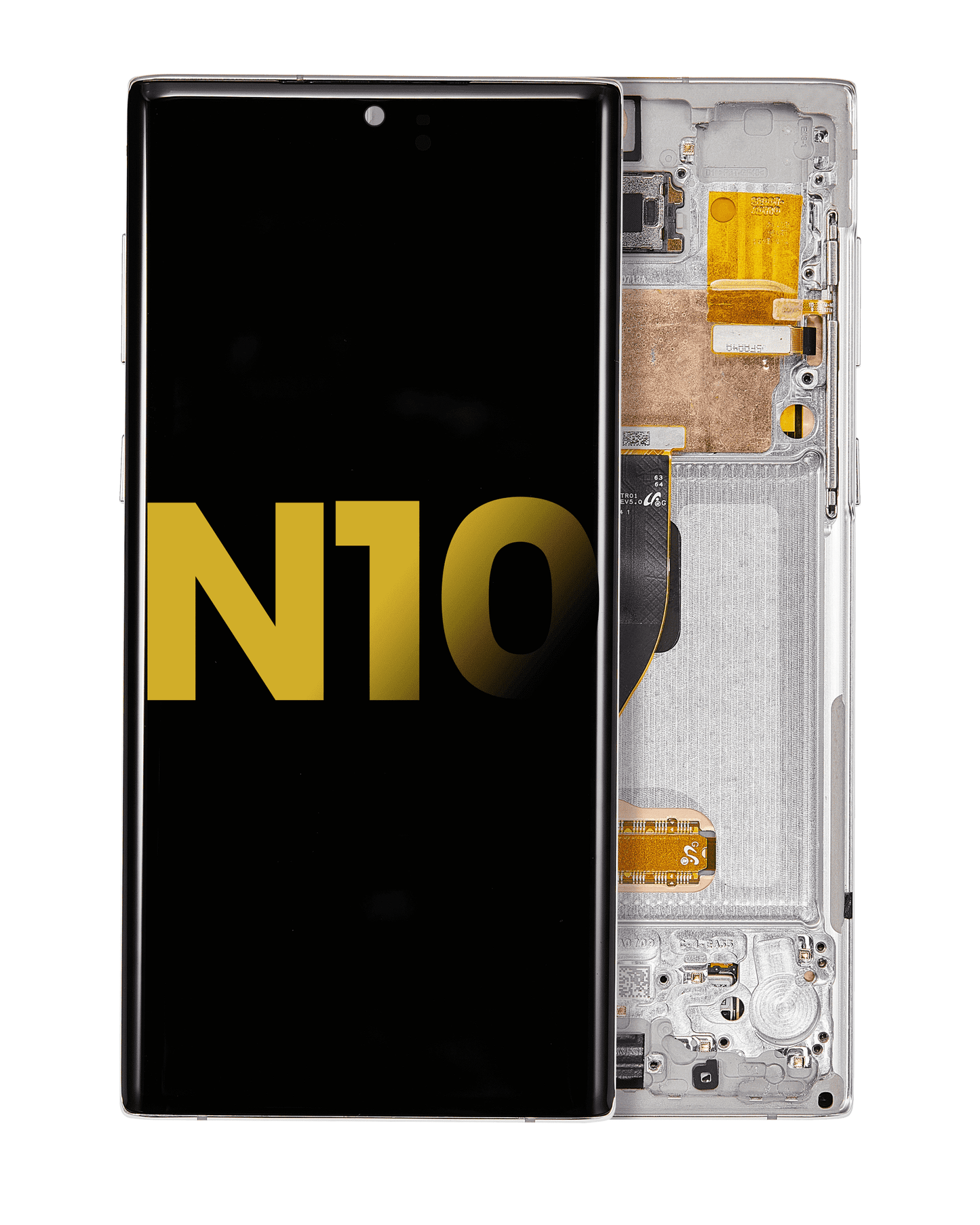 OLED Assembly With Frame For Samsung Galaxy Note 10 (Refurbished) (Aura White)