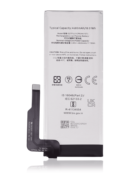 Replacement Battery For Google Pixel 5A (G27FU) - replacement part product view