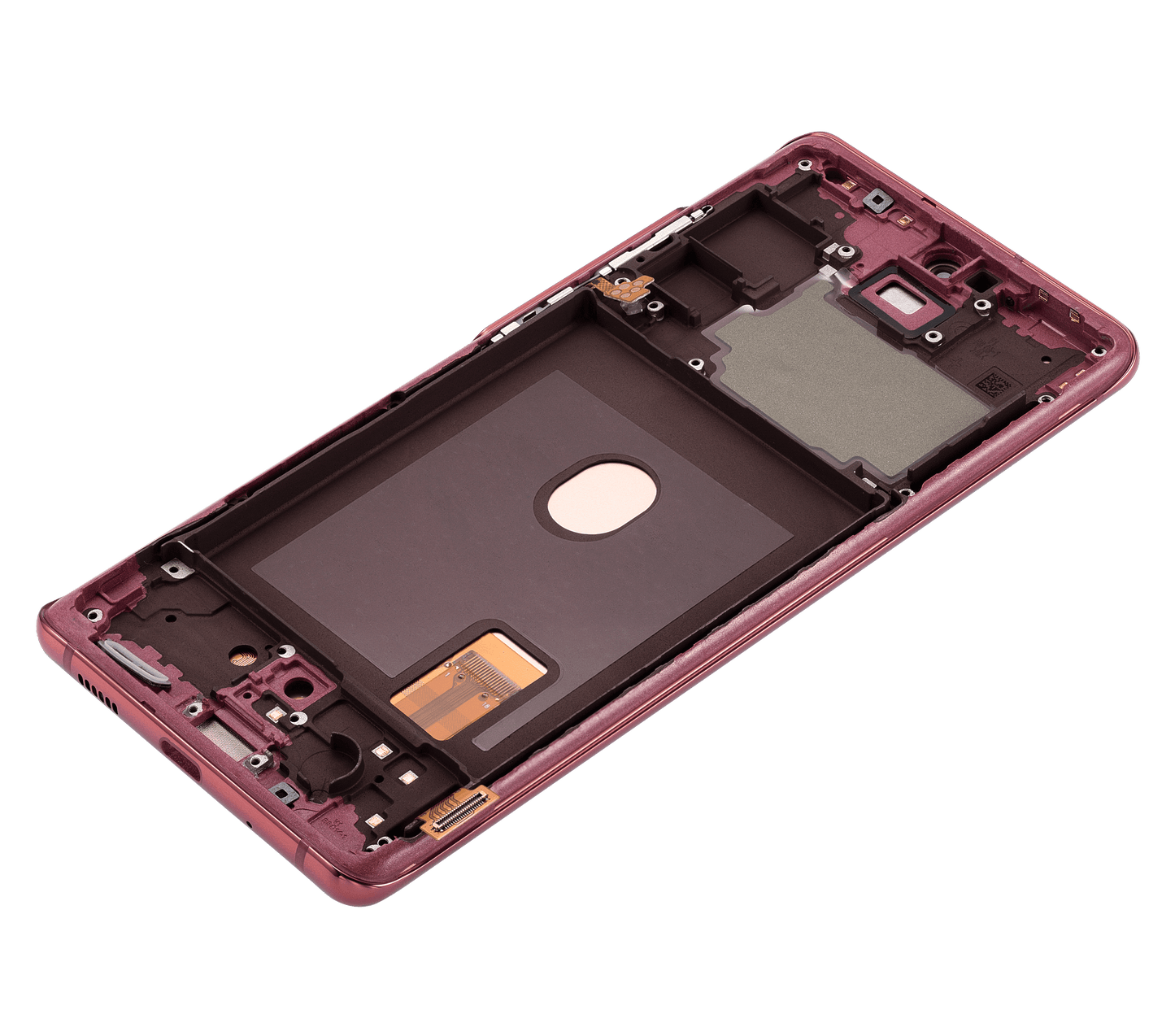 OLED Assembly With Frame For Samsung Galaxy S20 FE 4G / 5G (Refurbished) (Cloud Red)