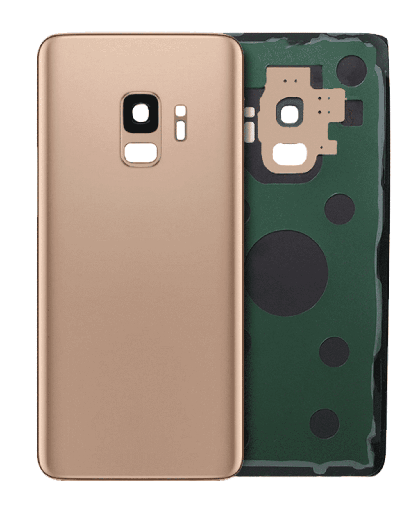 Back Cover Glass With Camera Lens For Samsung Galaxy S9 (Service Pack) (Sunrise Gold)