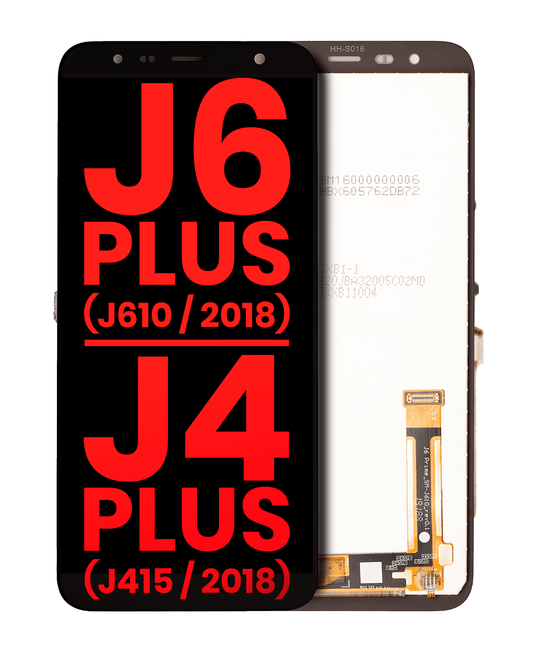 LCD Assembly Without Frame For Samsung Galaxy J6 Plus (J610 / 2018) / J4 Plus (J415 / 2018) (Aftermarket Plus) (Black) - replacement part SKU 107082019853 product image 1