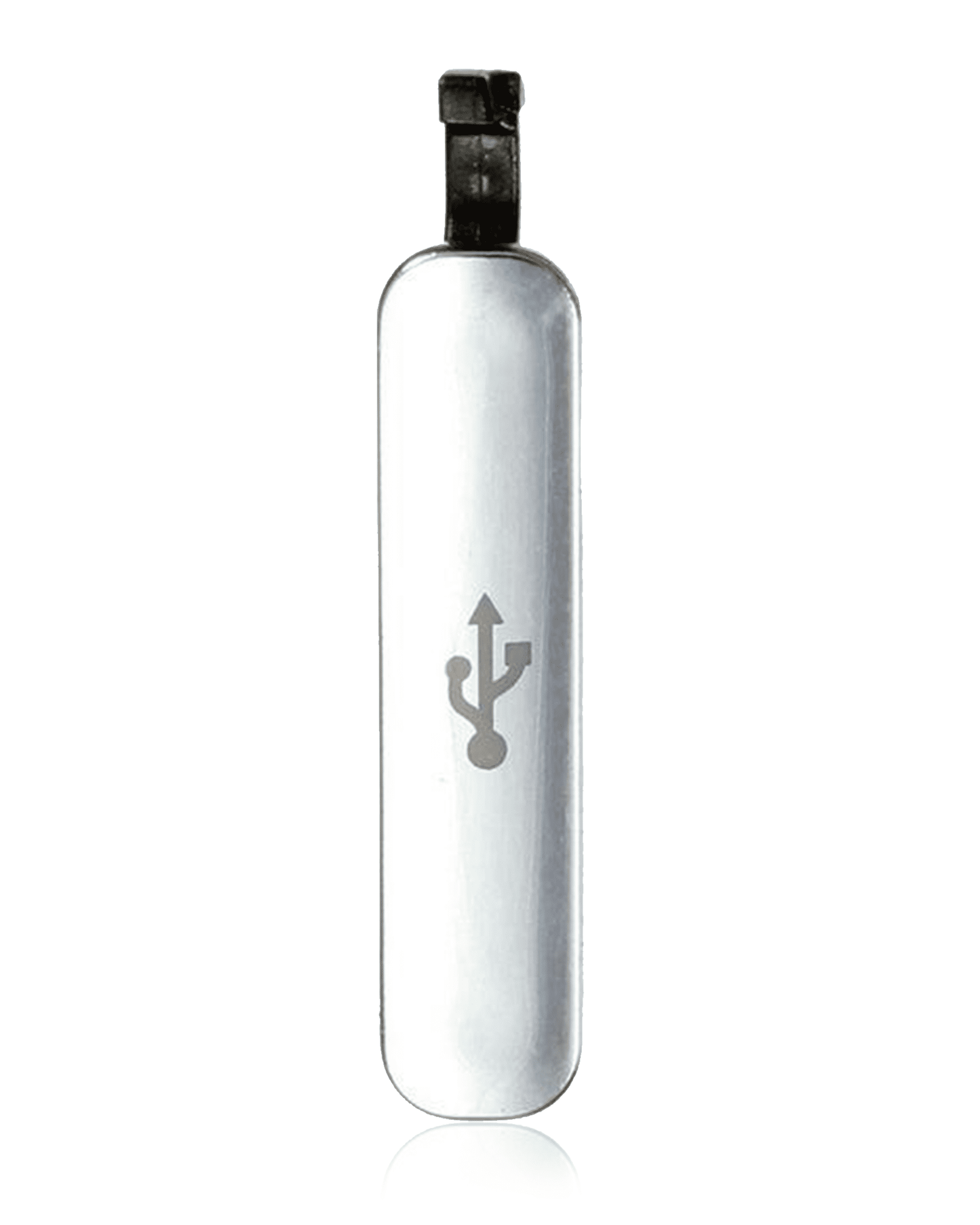 Charging Port Cover For Samsung Galaxy S5 (Silver)