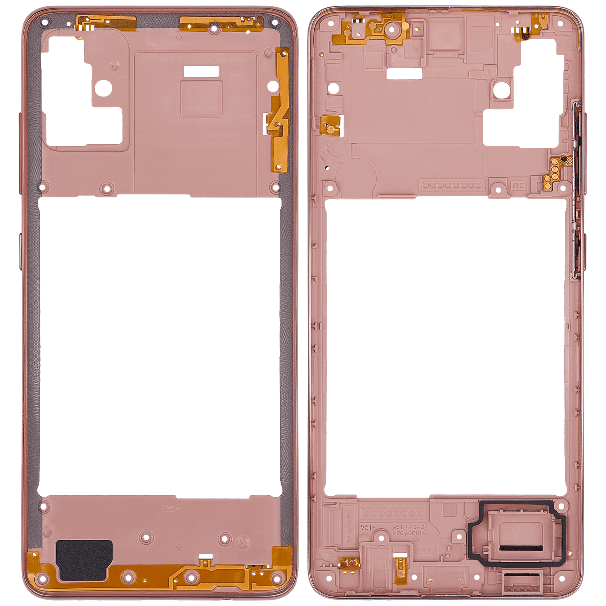 Mid-Frame Housing For Samsung Galaxy A51 4G (A515 / 2019) (Prism Crush Pink) - product image 6