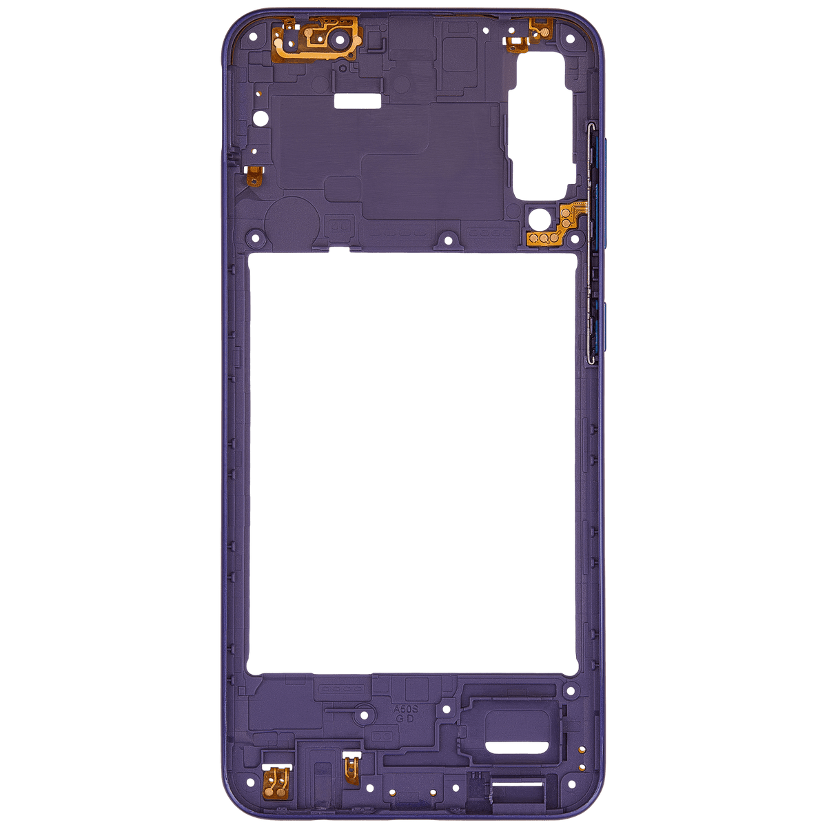 Mid-Frame Housing For Samsung Galaxy A50s (A507 / 2019) (Aftermarket Plus) (Prism Crush Violet) - product image 8