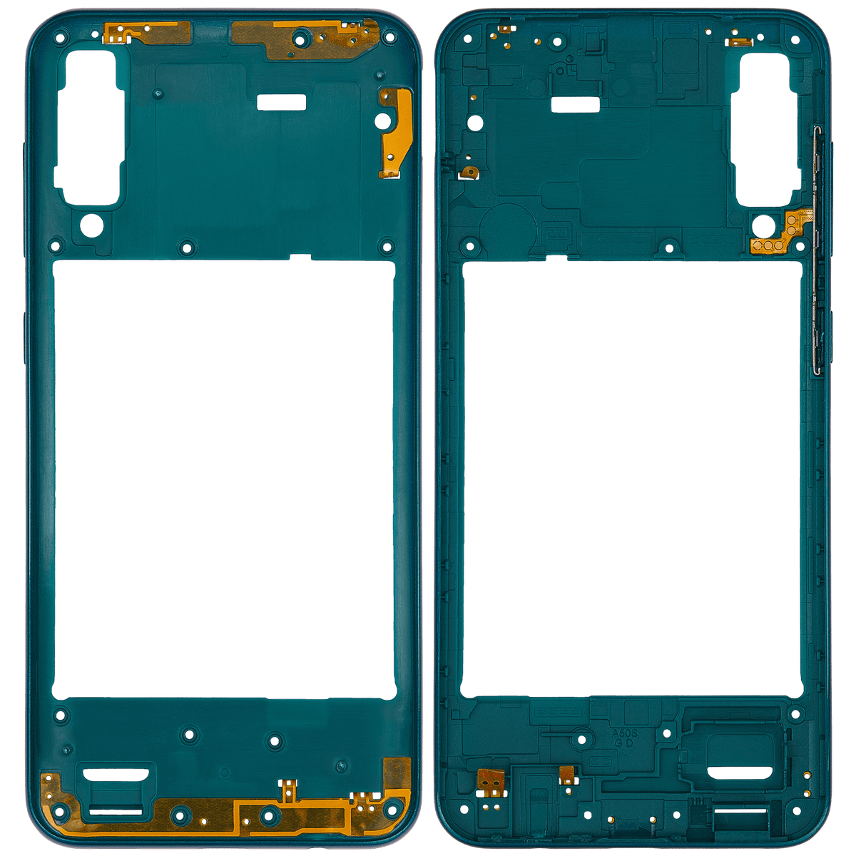 Mid-Frame Housing For Samsung Galaxy A50s (A507 / 2019) (Aftermarket Plus) (Prism Crush Green) - product image 6