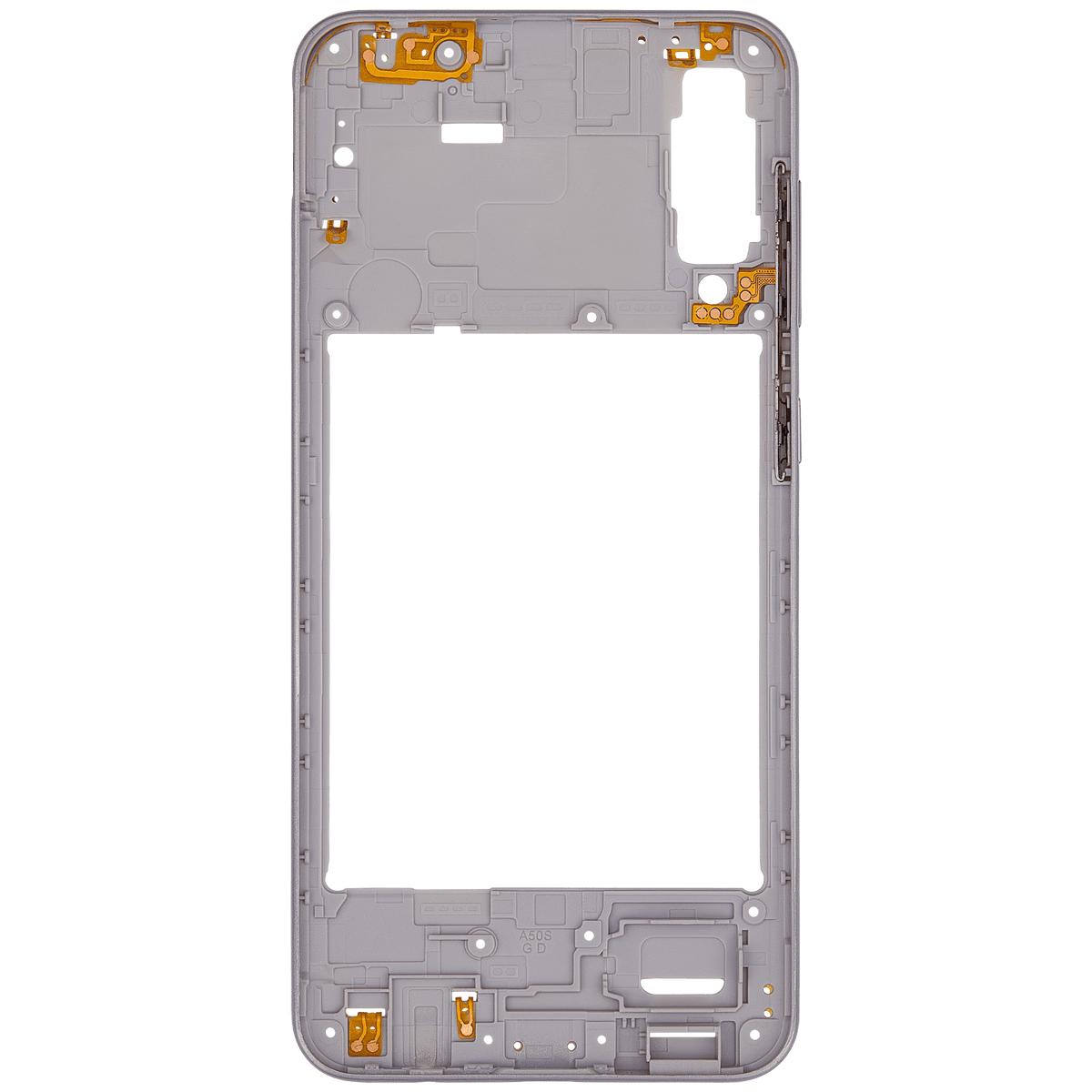 Mid-Frame Housing For Samsung Galaxy A50s (A507 / 2019) (Aftermarket Plus) (Prism Crush White) - product image 8
