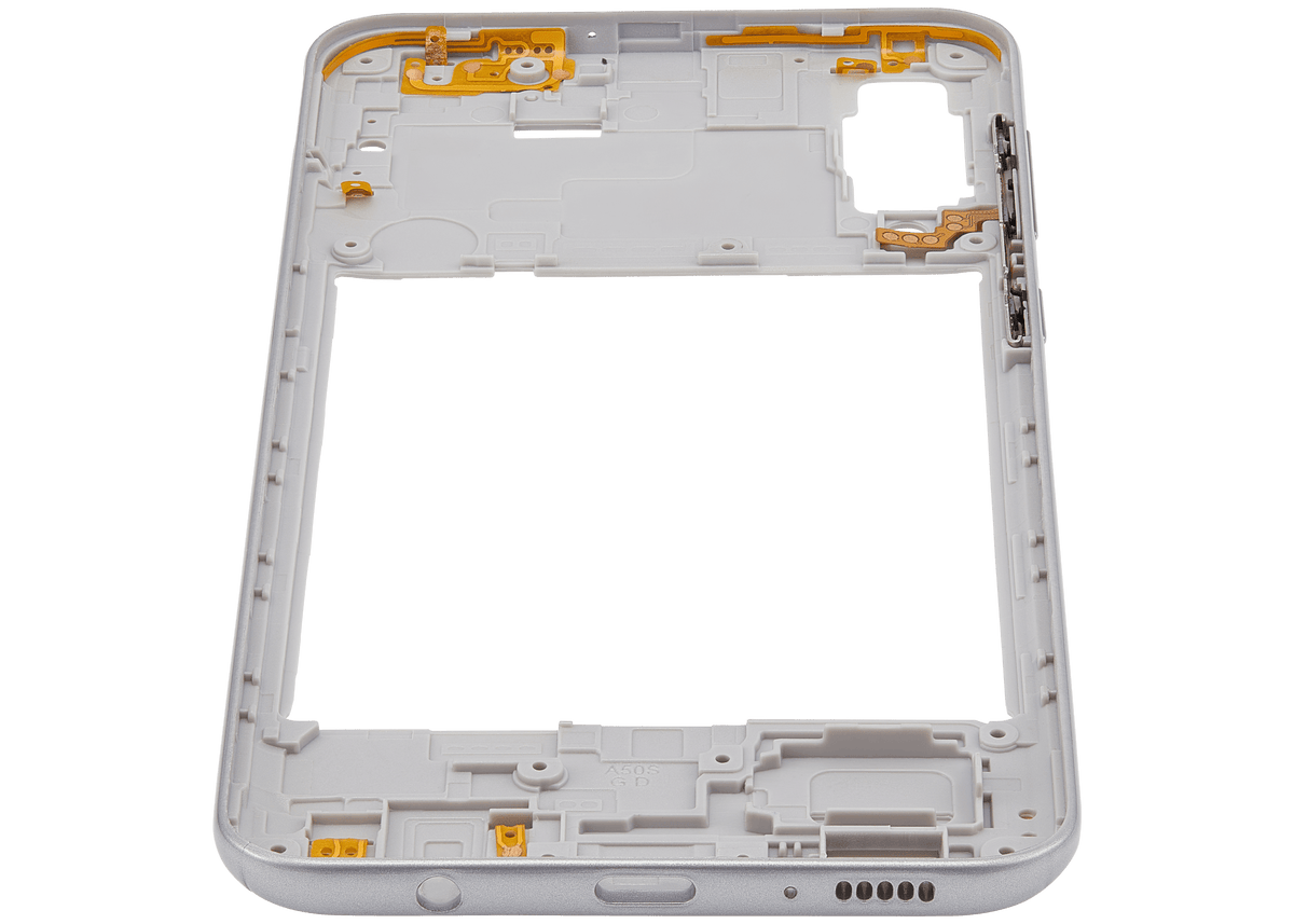 Mid-Frame Housing For Samsung Galaxy A50s (A507 / 2019) (Aftermarket Plus) (Prism Crush White) - product image 2