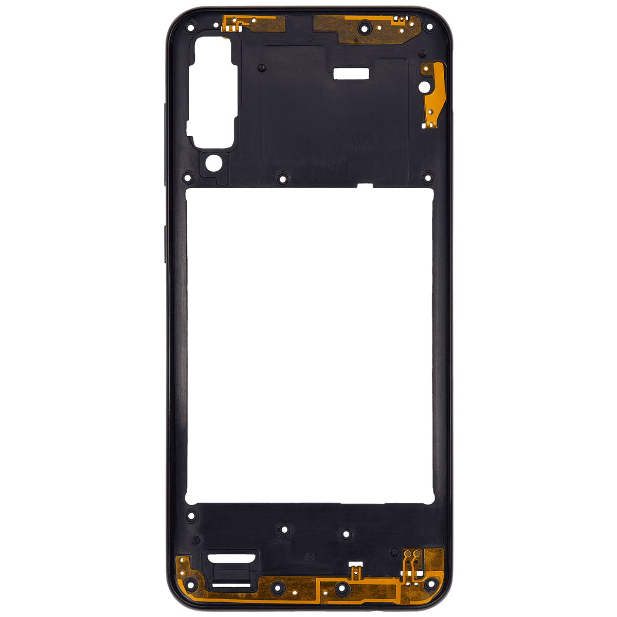 Mid-Frame Housing For Samsung Galaxy A50s (A507 / 2019) (Aftermarket Plus) (Prism Crush Black) - product image 7