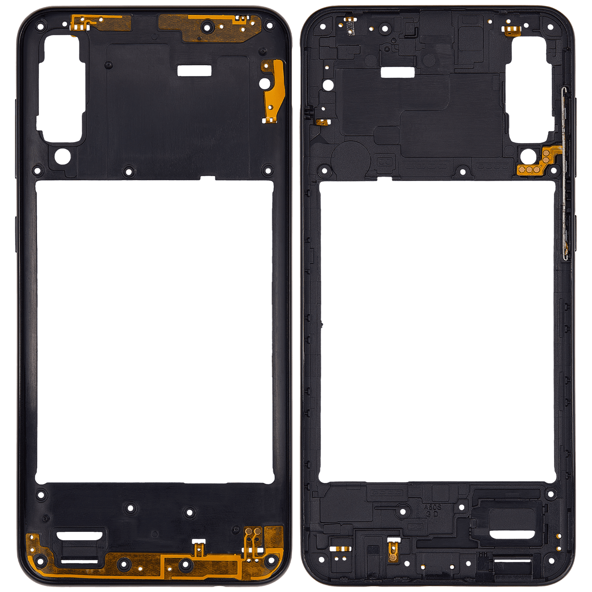 Mid-Frame Housing For Samsung Galaxy A50s (A507 / 2019) (Aftermarket Plus) (Prism Crush Black) - product image 6