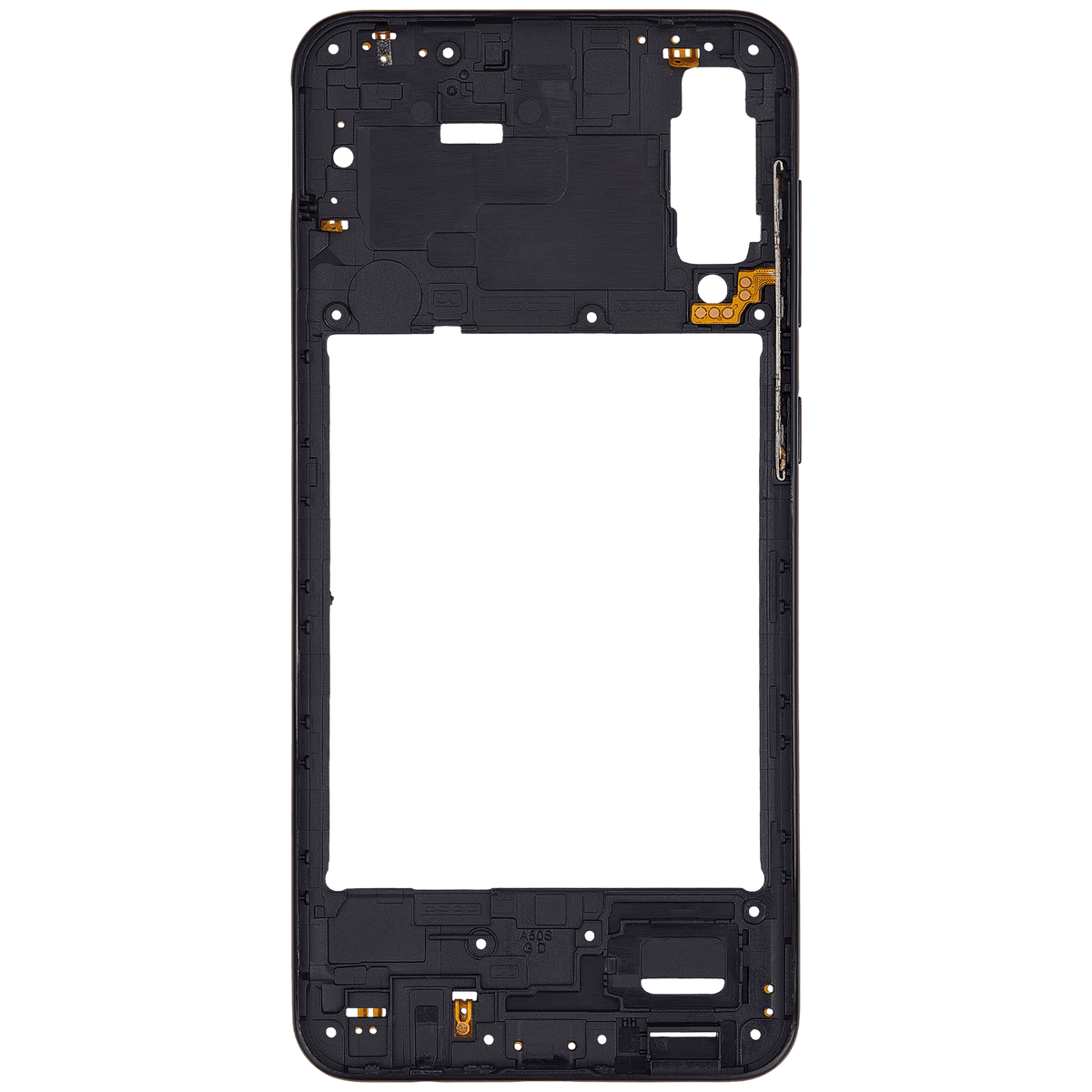 Mid-Frame Housing For Samsung Galaxy A50s (A507 / 2019) (Aftermarket Plus) (Prism Crush Black) - product image 8