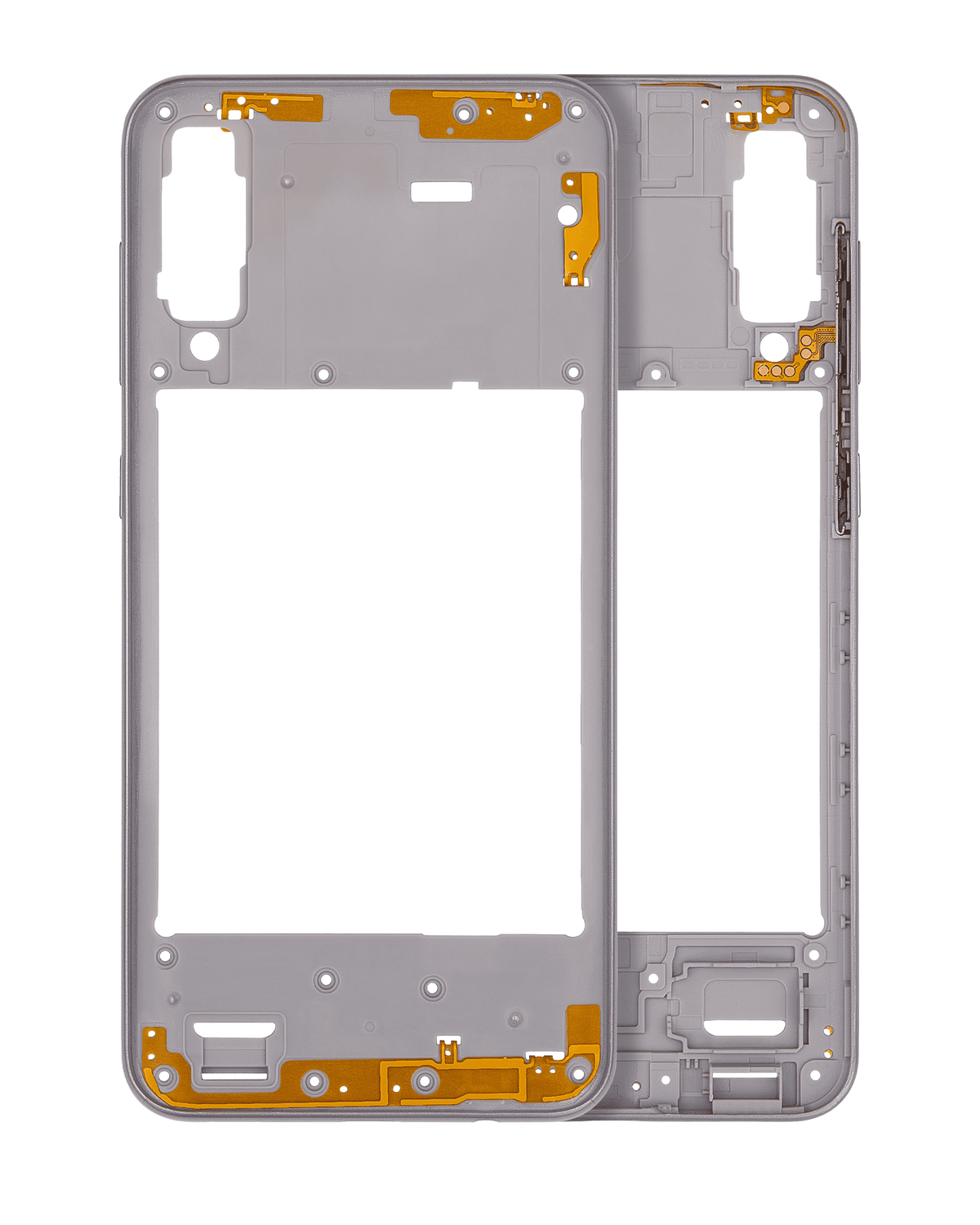 Mid-Frame Housing For Samsung Galaxy A50s (A507 / 2019) (Aftermarket Plus) (Prism Crush White) - product image 1