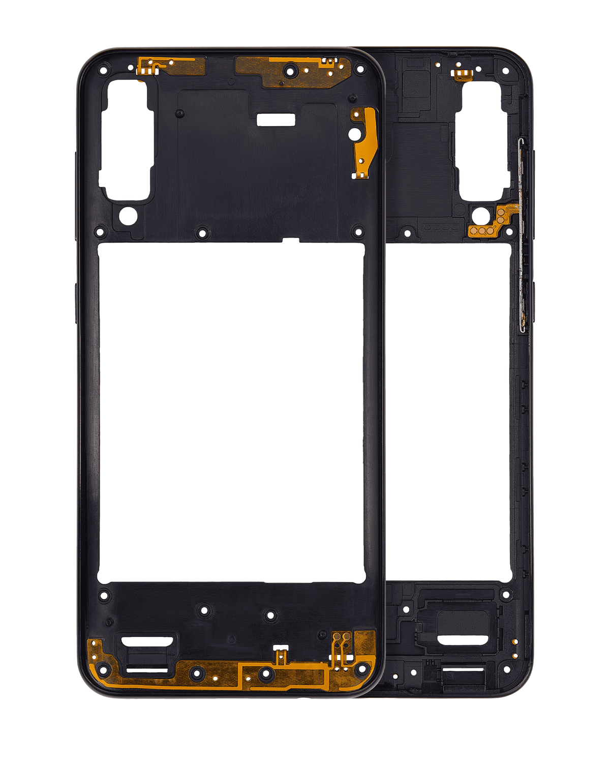 Mid-Frame Housing For Samsung Galaxy A50s (A507 / 2019) (Aftermarket Plus) (Prism Crush Black) - product image 1