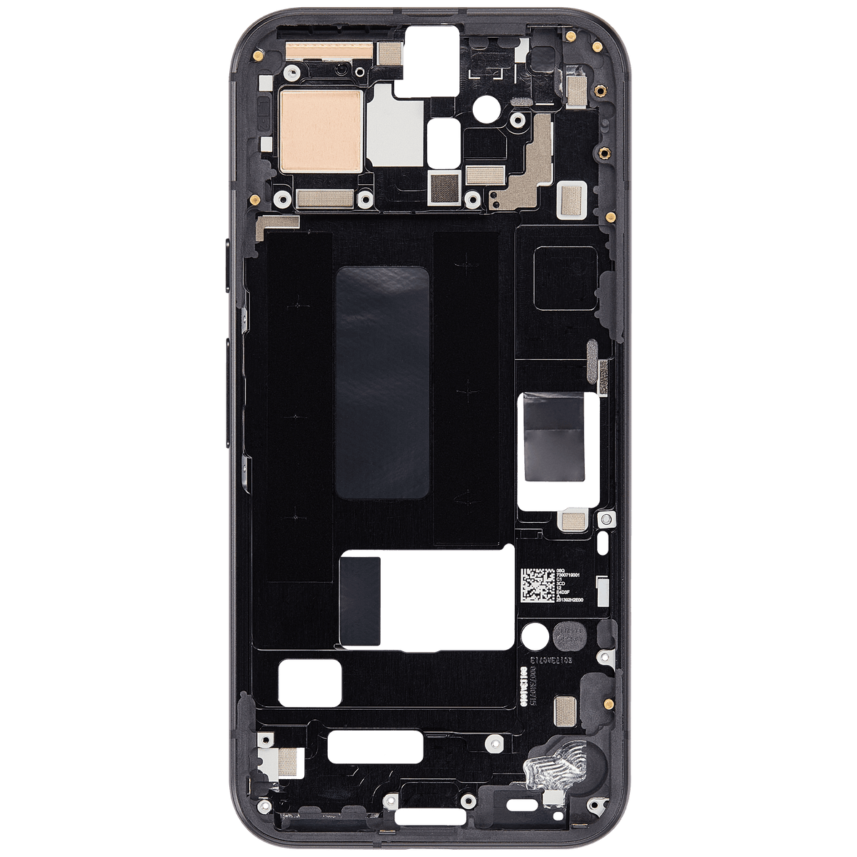 Mid-Frame Housing For Google Pixel 8a (Obsidian) - phone repair component product image