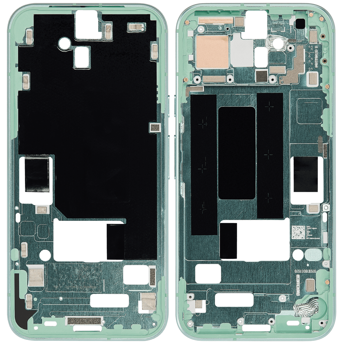 Mid-Frame Housing For Google Pixel 8a (Aloe) - repair component detailed angle