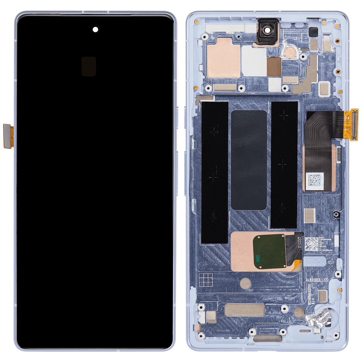 OLED Assembly With Frame (With Fingerprint Sensor ) For Google Pixel 7a 5G (Refurbished) (Sea) - replacement part secondary detail