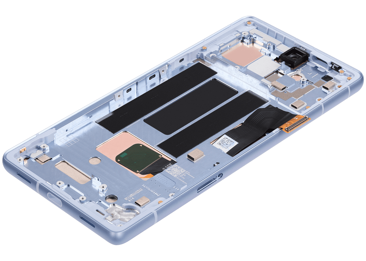 OLED Assembly With Frame (With Fingerprint Sensor ) For Google Pixel 7a 5G (Refurbished) (Sea) - repair component alternate view