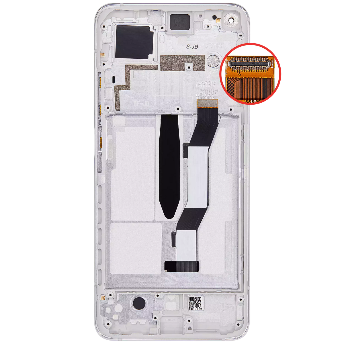 LCD Assembly With Frame For Xiaomi Redmi K30S / Mi 10T / Mi 10T Pro 5G (Refurbished) (White) - repair part close detail image SKU 107082104903 - image 8