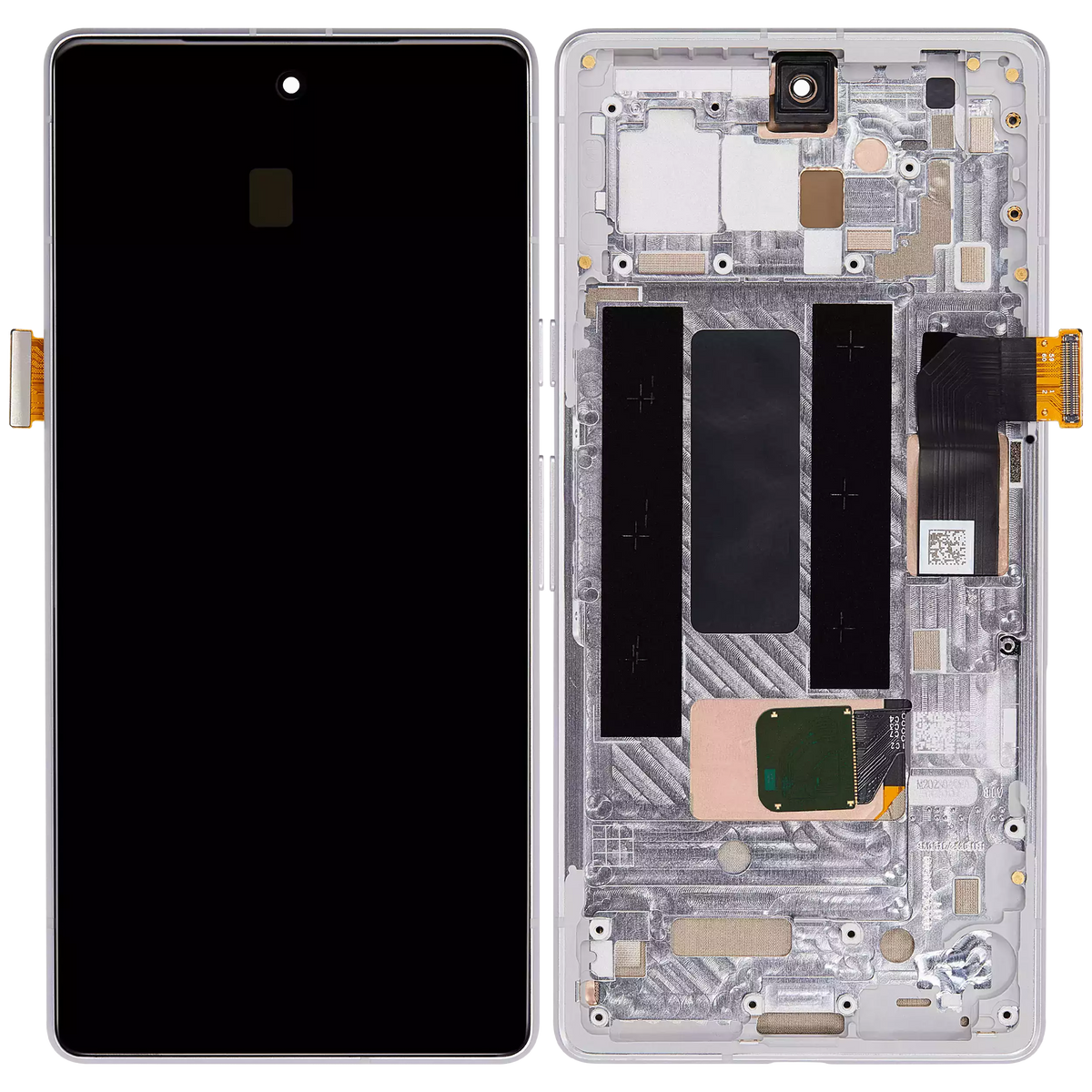 OLED Assembly With Frame (With Fingerprint Sensor ) For Google Pixel 7a 5G (Refurbished) (Snow) - replacement part secondary detail