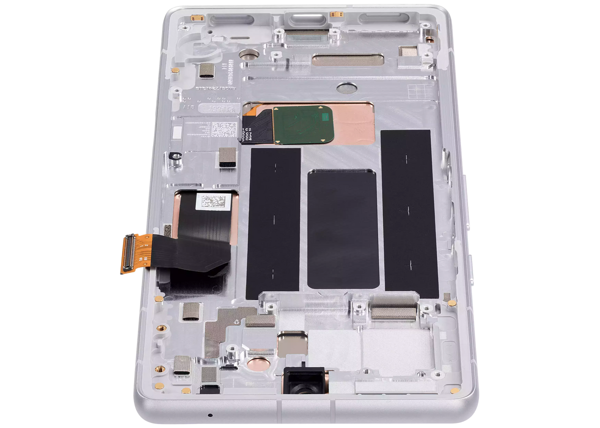 OLED Assembly With Frame (With Fingerprint Sensor ) For Google Pixel 7a 5G (Refurbished) (Snow) - replacement component detail view