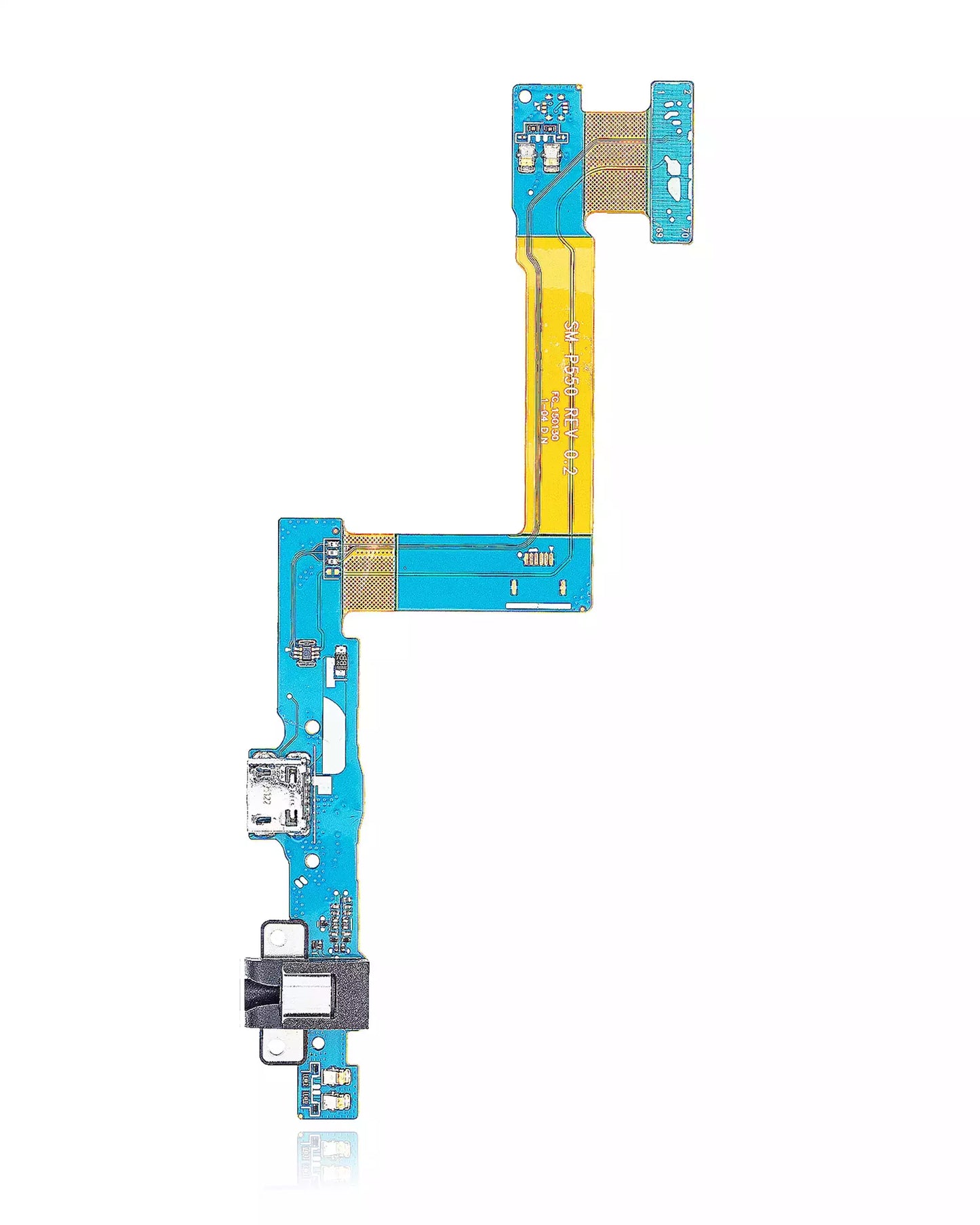 Charging Port Flex Cable With Headphone Jack For Samsung Galaxy Tab A 9.7" (T550 / T555) (2015) (Premium) - Samsung Galaxy Tab A 9.7" (2015) Replacement Parts - SKU 107082015643 - product image 1