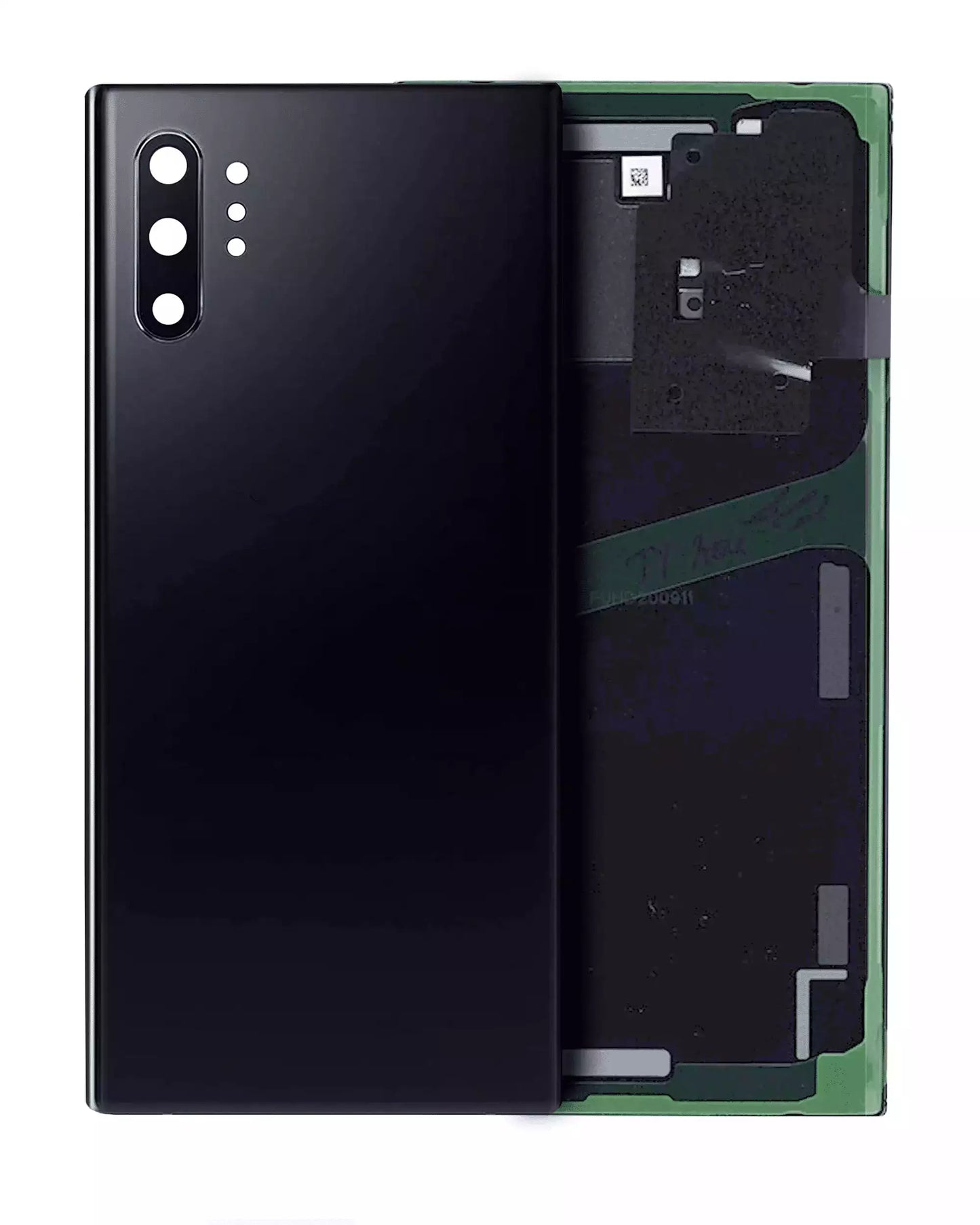 Back Cover Glass With Camera Lens For Samsung Galaxy Note 10 Plus / 5G (Service Pack) (Aura Black)