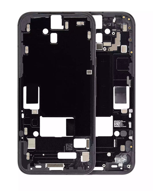 Mid-Frame Housing For Google Pixel 8a (Obsidian) - replacement part product view