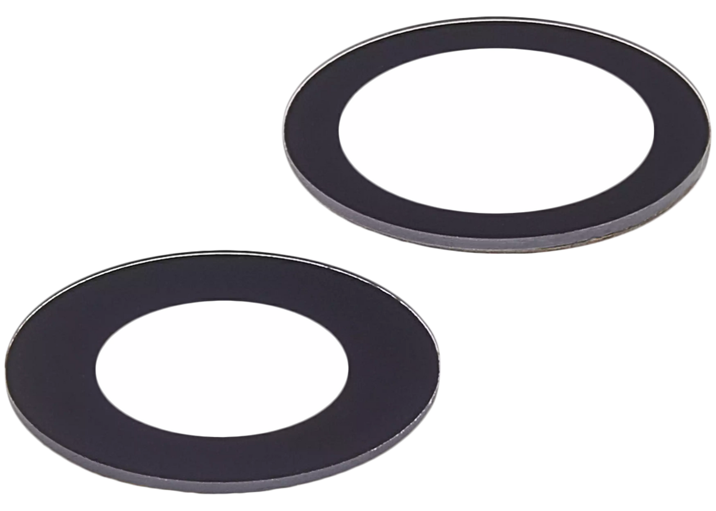 Back Camera Lens (Glass Only) With Adhesive For iPhone 12 / 12 Mini (2 Piece Set) (10 Pack) (Premium) (Real Sapphire)