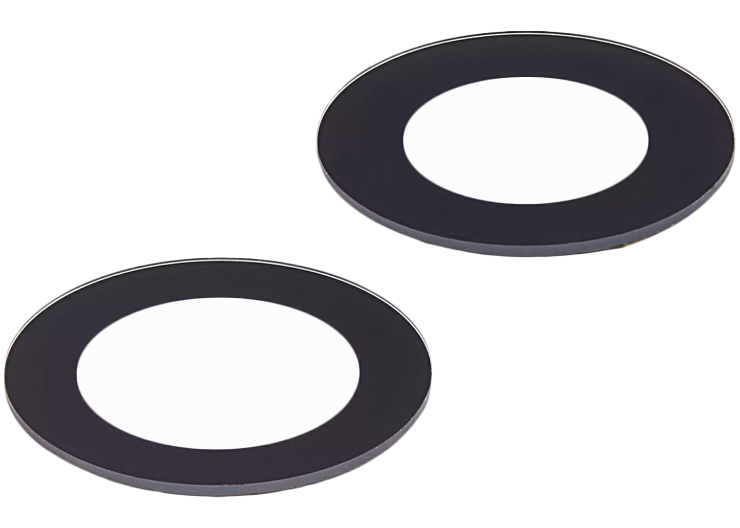 Back Camera Lens (Glass Only) With Adhesive For iPhone 13 / 13 Mini (2 Piece Set) (10 Pack) (Premium) (Real Sapphire)