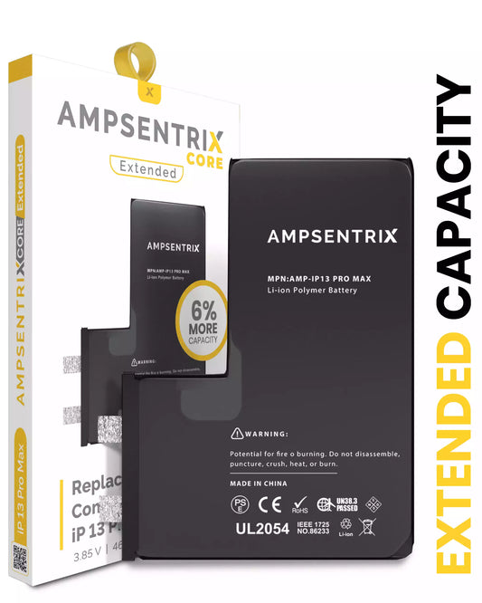 Replacement Battery For IPhone 13 Pro Max (Spot Welding Required) (AmpSentrix Core Extended)