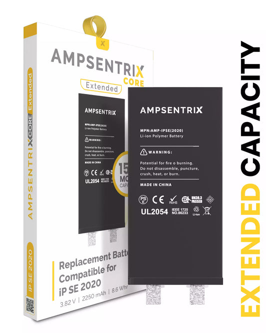 Replacement Battery For iPhone SE (2020) (Spot Welding Required) (AmpSentrix Core Extended)