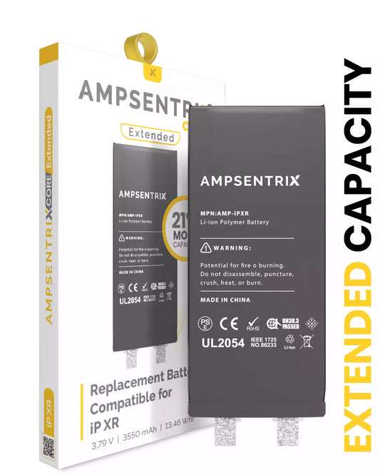 Replacement Battery For iPhone XR (Spot Welding Required) (AmpSentrix Core Extended)
