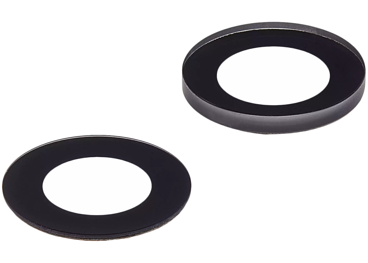 Back Camera Lens (Glass Only) With Adhesive For iPhone 14 / 14 Plus / 15 / 15 Plus (2 Piece Set) (Aftermarket Plus) (10 Pack)