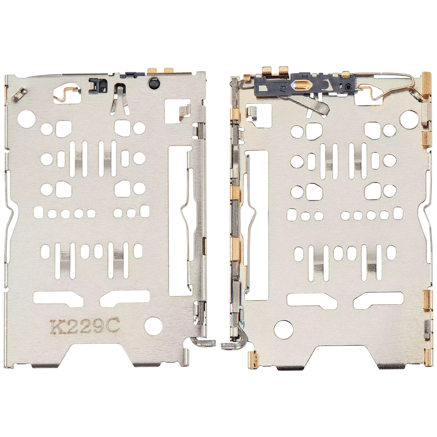 Sim Card Reader Only Metal Shell For Motorola Moto G Play (XT2271/ 2023) (Genuine OEM) replacement part SKU 107089192965 image 2