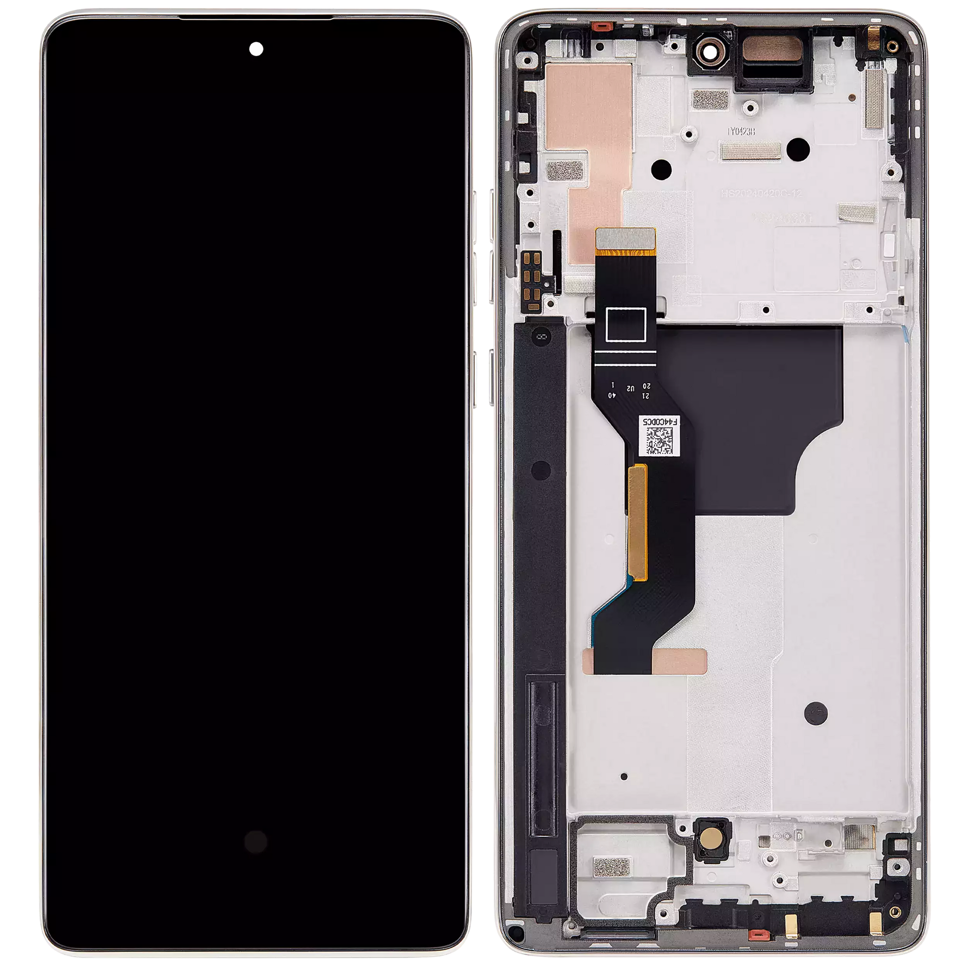 OLED Assembly With Frame For Motorola Moto G Stylus 5G (XT2419 / 2024) (Refurbished) (Caramel Latte) replacement part SKU 107082132801 image 6