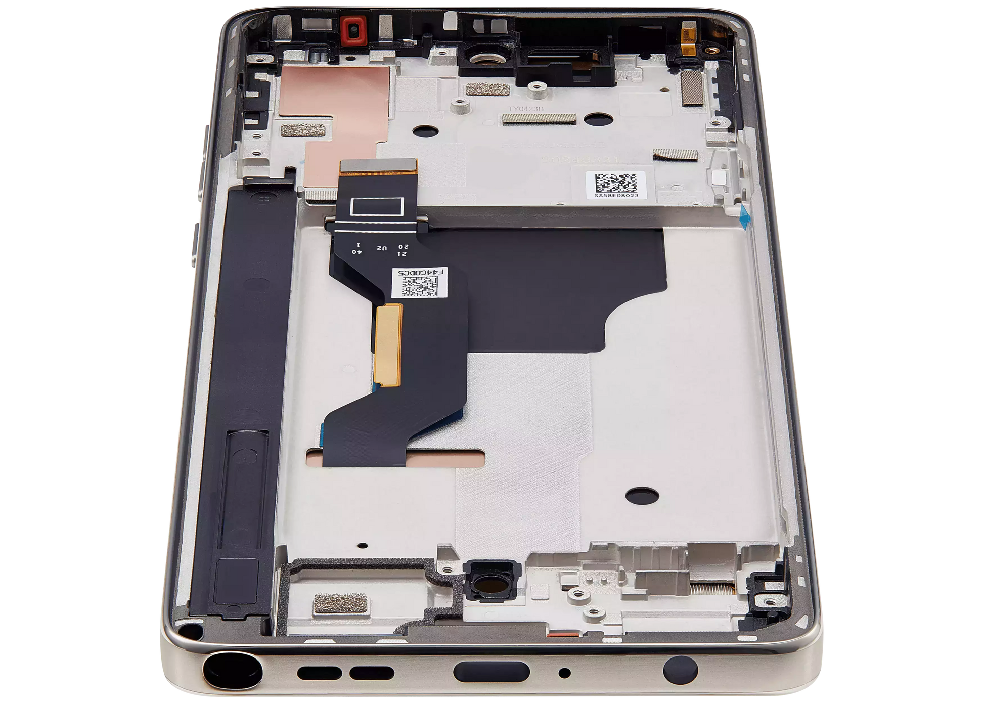 OLED Assembly With Frame For Motorola Moto G Stylus 5G (XT2419 / 2024) (Refurbished) (Caramel Latte) replacement part SKU 107082132801 image 2