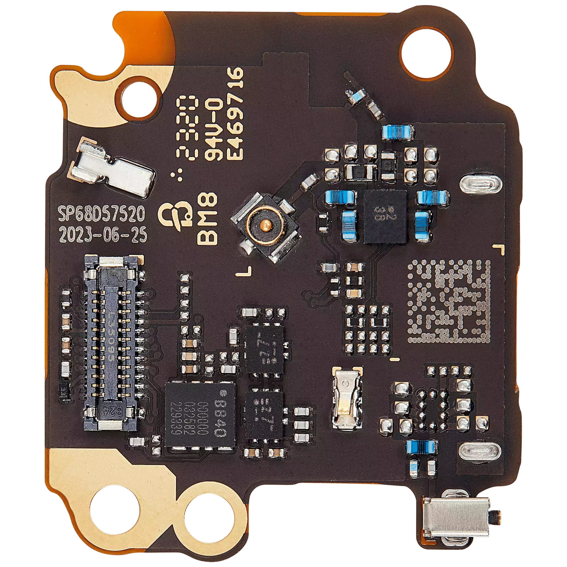 PCB Board With Sim Card Reader Assembly For Motorola Moto G14 (XT2341 / 2023) (Genuine OEM) replacement part SKU 107082141720 image 3