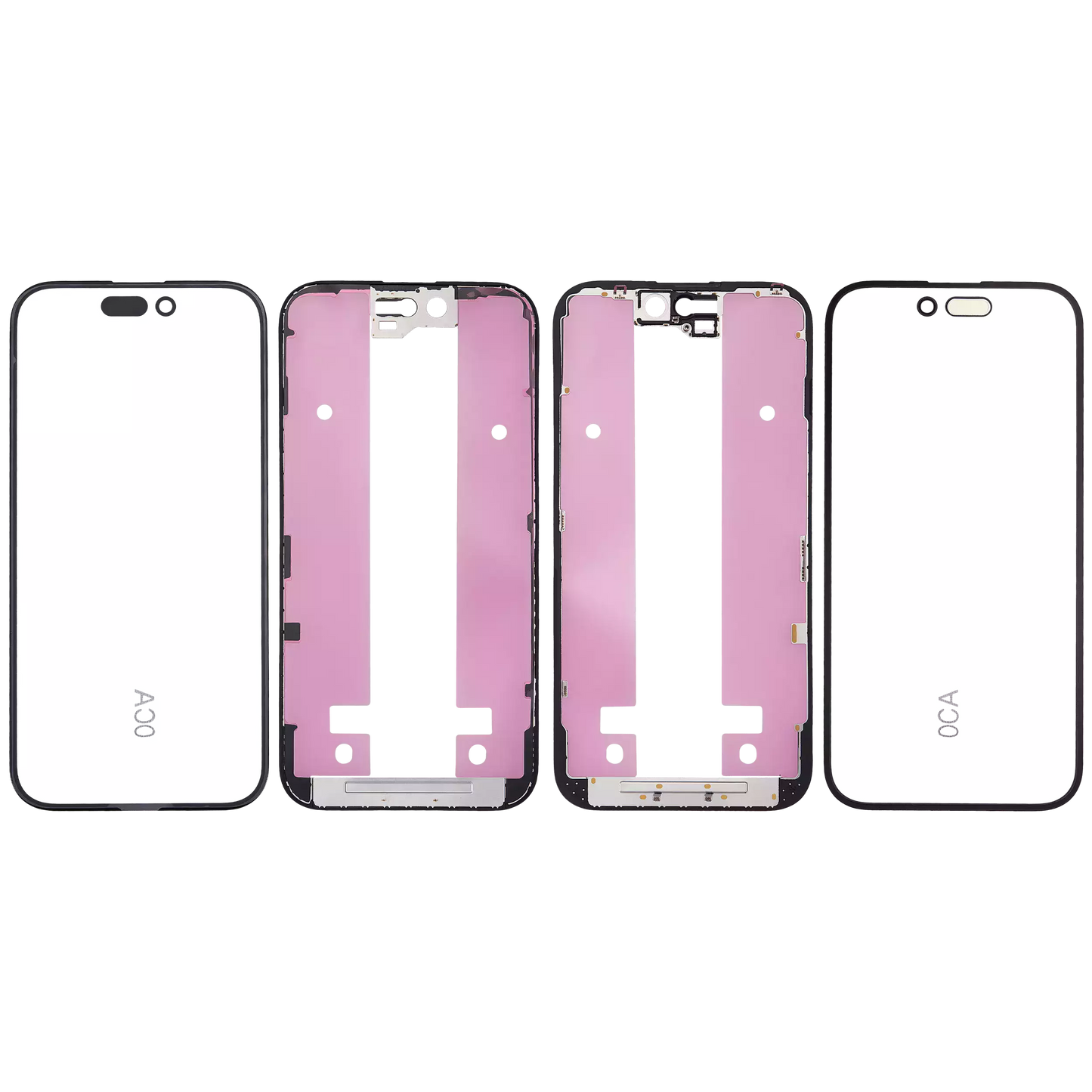3 in 1 (Glass With OCA Pre-Installed + Frame) For iPhone 15 (OCA Master)