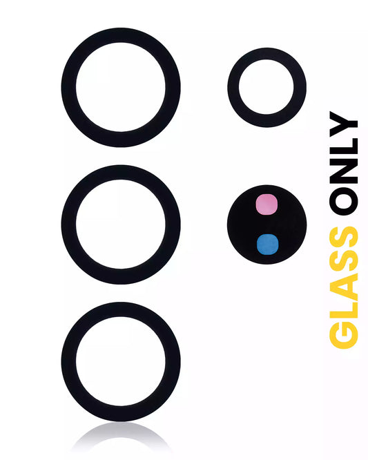 Back Camera Lens (Glass Only) With Adhesive For Samsung Galaxy S24 Ultra 5G (4 Piece Set) (All Colors)