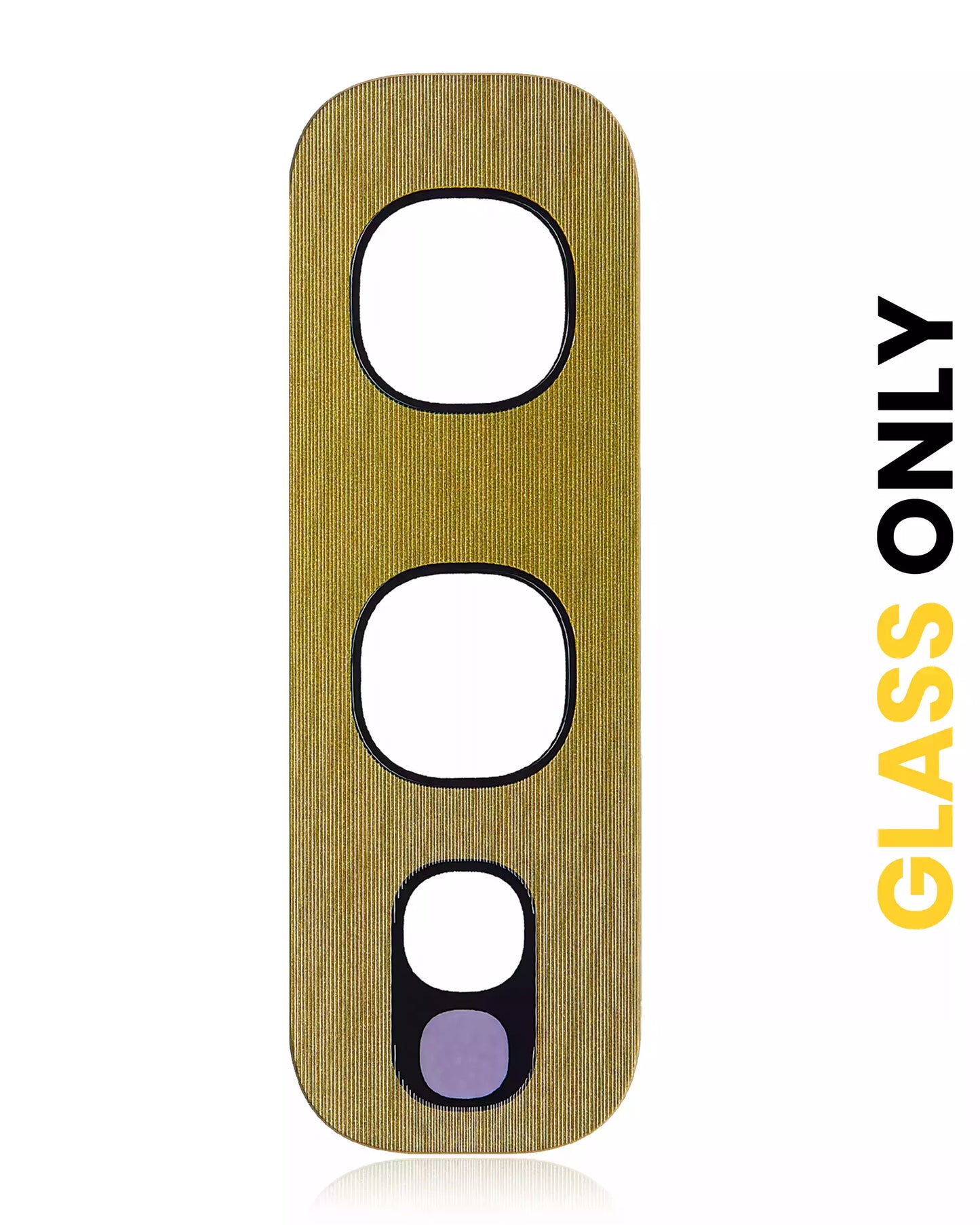 Back Camera Lens (Glass Only) With Adhesive For Samsung Galaxy S10E (Canary Yellow) (10 Pack)