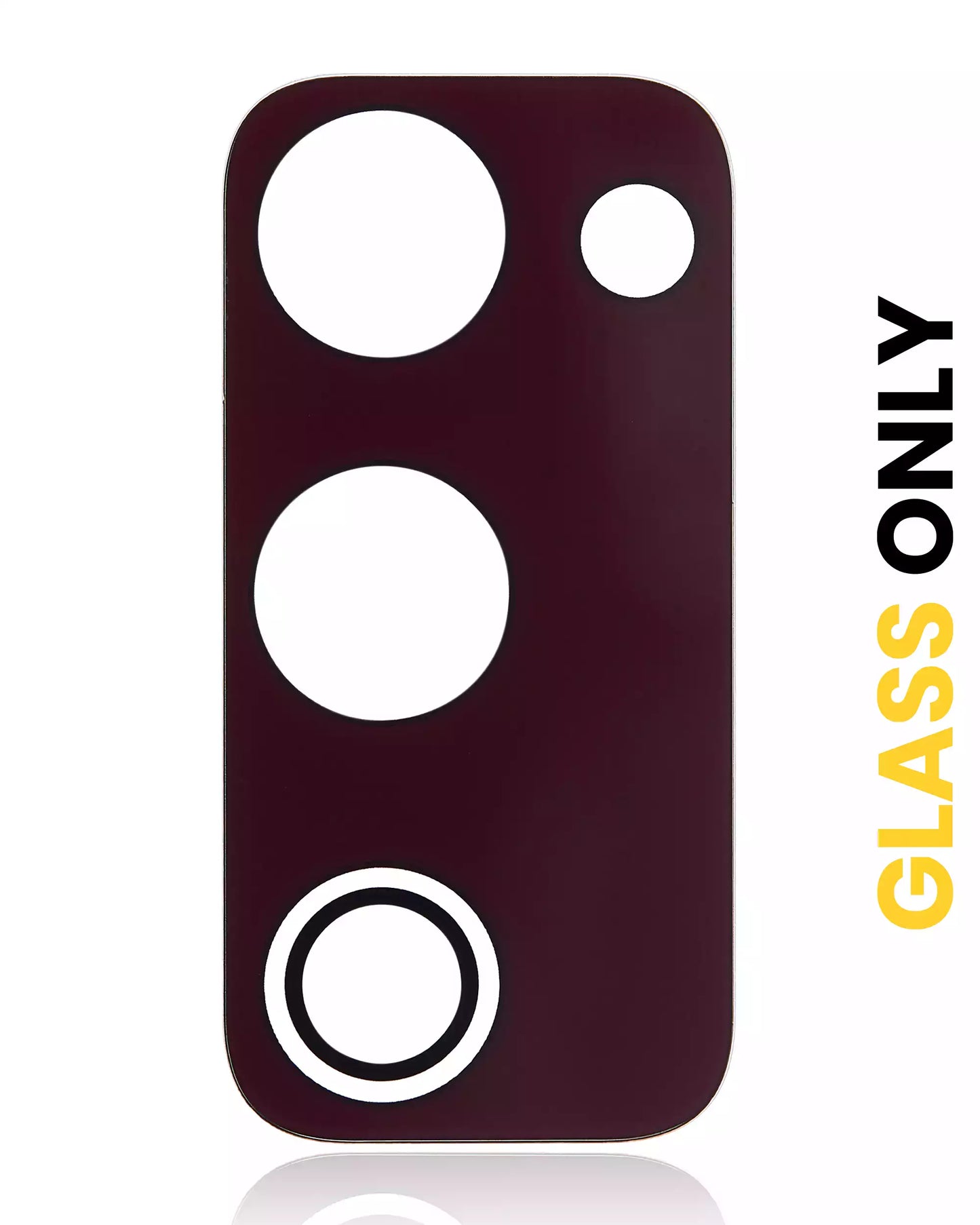 Back Camera Lens (Glass Only) With Adhesive For Samsung Galaxy S20 FE 4G / 5G (Cloud Red) (10 Pack)