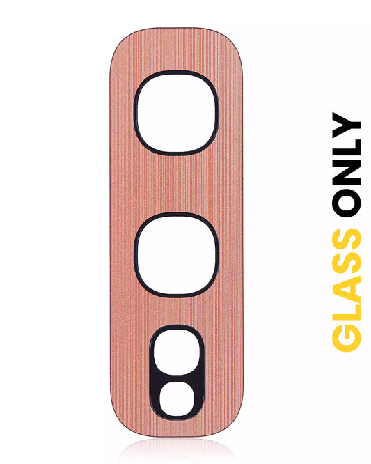 Back Camera Lens (Glass Only) With Adhesive For Samsung Galaxy S10E (Flamingo Pink) (10 Pack)