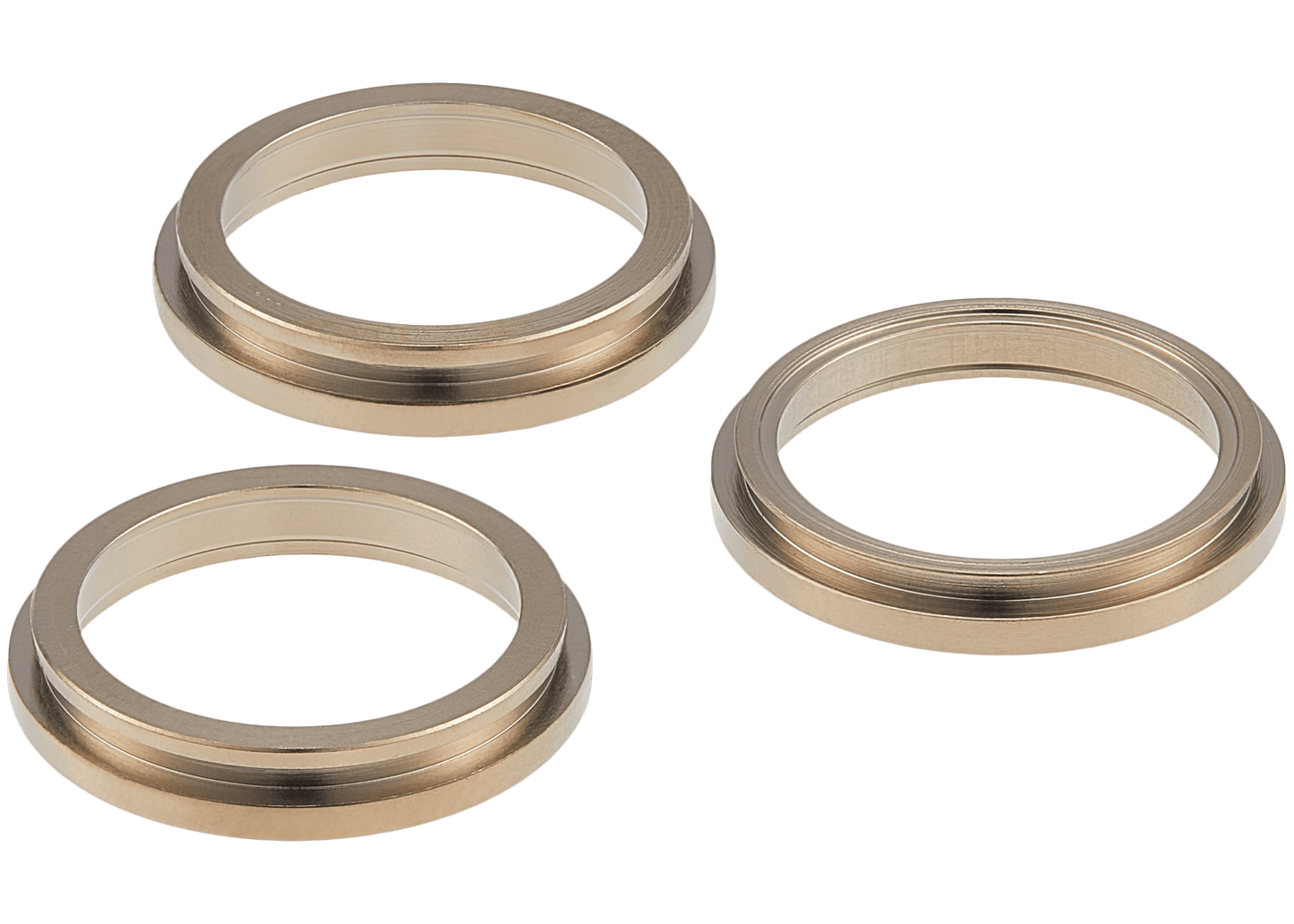 Back Camera Bezel Ring Only For iPhone 12 Pro Max (Gold) (3 Piece Set)