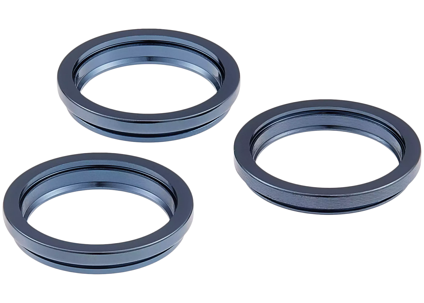Back Camera Bezel Ring Only For iPhone 12 Pro Max (Pacific Blue) (3 Piece Set)